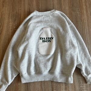 Dairy Boy Milk Bottle Crewneck